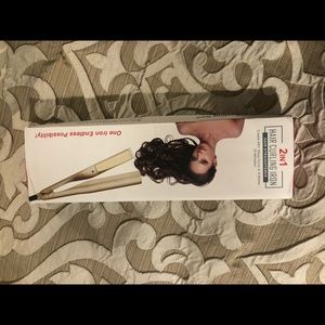 2 in 1 hair curling iron hair straightener